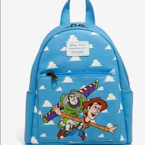 NEW Loungefly Pixar Toy Story Buzz Woody Backpack